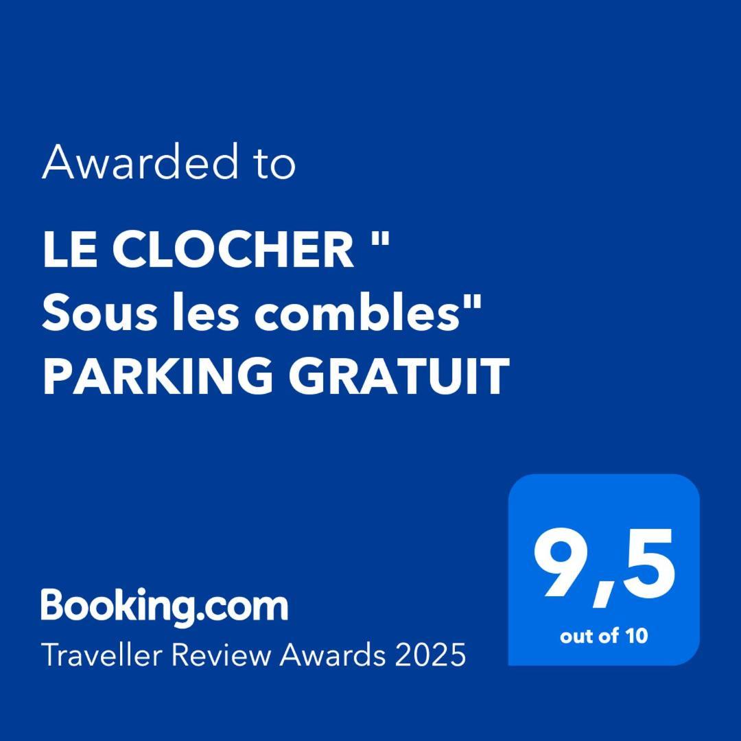Le Clocher " Sous Les Combles" Parking Gratuit ベーブレンハイム エクステリア 写真